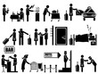Vektor: 12 ICONS MAN HOTEL 12 ICONS MAN HOTEL