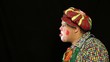 Hamming clown on black background