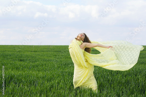 Photo: Nice expressive young woman Nice expressive young woman