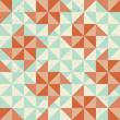 Seamless geometric pattern with origami elements.