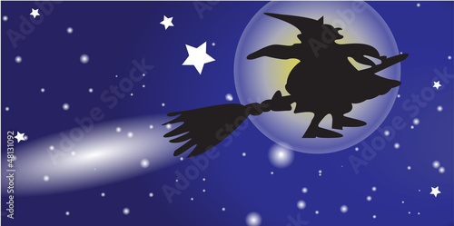 Illustration: befana - strega befana - strega
