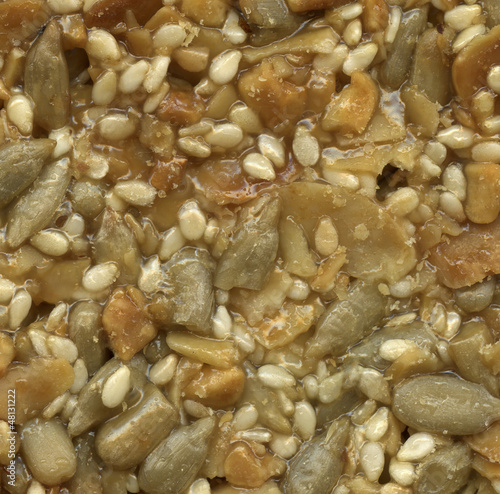 Photo: sunflower seeds and sesames sunflower seeds and sesames