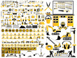 Vektor: 201 ICONS WORK MEGA SET EXTREME 201 ICONS WORK MEGA SET EXTREME