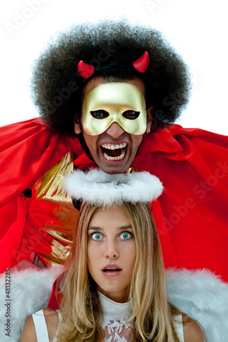 Photo: devil & angel devil & angel