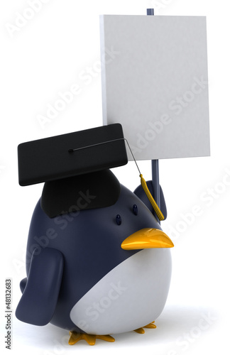 Illustration: Fun penguin Fun penguin