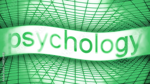 Illustration: concept of psychology background concept of psychology background