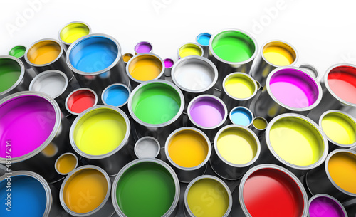 Illustration: Paint cans Paint cans