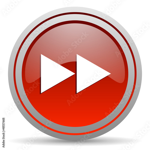 Illustration: scroll red glossy icon on white background scroll red glossy icon on white background