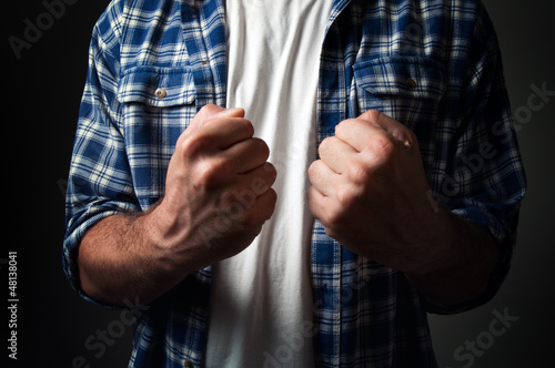 Photo: Casual man's fist Casual man's fist