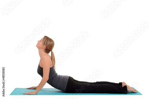 Photo: Young woman doing yoga Young woman doing yoga