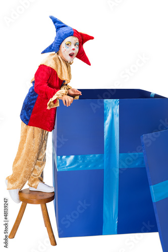 Photo: Surprise box with jester Surprise box with jester