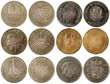 old coins of different countries