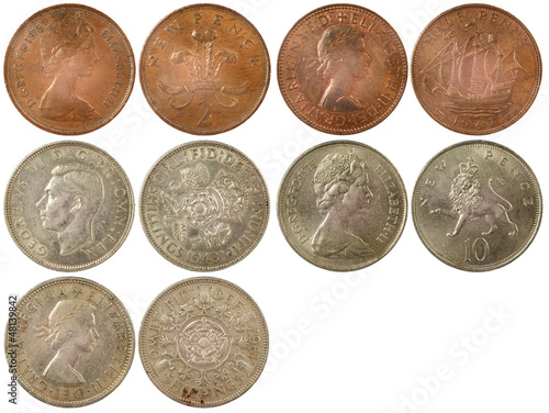 Photo: different rare coins of great britain different rare coins of great britain