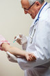 Injection in Arm