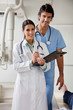 Multiethnic Medical Professionals Smiling