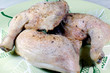 Roasted chicken legs