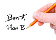 Plan A / Plan B / Handschrift