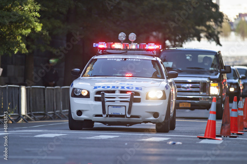 Photo: Polizeiescorte in New York City Polizeiescorte in New York City