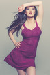 the purple dress