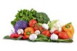 Vegetables Isolated on White