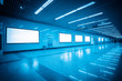 Photo: billboard in subway station billboard in subway station