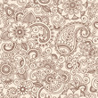 Vector: Ornate Henna Paisley Pattern Doodle Vector Design Ornate Henna Paisley Pattern Doodle Vector Design