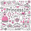 Princess Tiara Sketchy Notebook Doodle Set