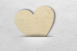 Photo: Valentine's day card with Heart Paper texture background Valentine's day card with Heart Paper texture background