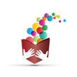 Vector logo book