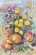 Still-life with chrysanthemums