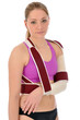 Junge Frau mit Bandage
