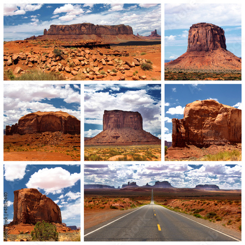Photo: Monument Valley collage Monument Valley collage