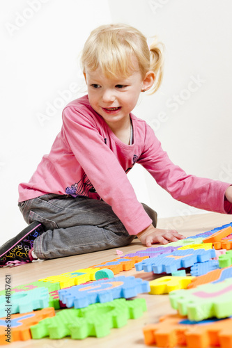 Photo: playing little girl playing little girl