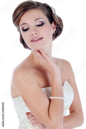 Photo: Beautiful smiling bride Beautiful smiling bride