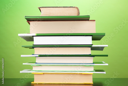 Photo: Stack of interesting books and magazines Stack of interesting books and magazines