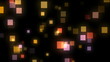 luminous background with squares