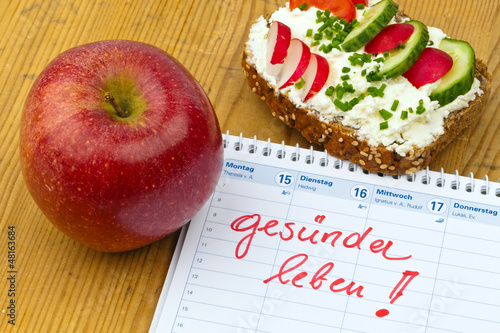 Photo: Guter Vorsatz zur Gesunden Ernährung Guter Vorsatz zur Gesunden Ernährung