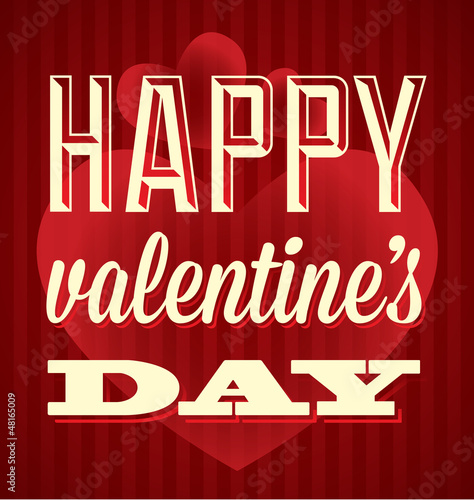 Vector: Vector Happy Valentine's Day Card and Wallpaper Vector Happy Valentine's Day Card and Wallpaper