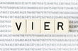 Zahl Vier