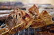 Photo: chicken leg on the grill chicken leg on the grill