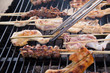 Photo: chicken leg on the grill chicken leg on the grill