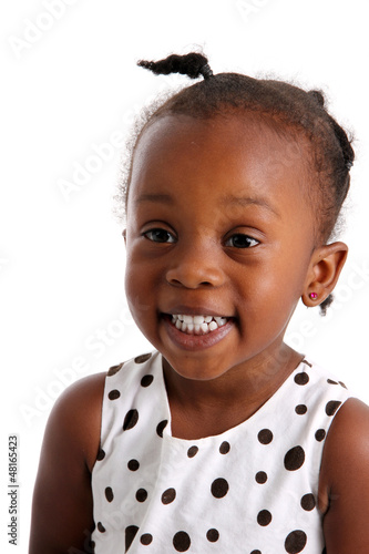 Photo: Girl On White Background Girl On White Background