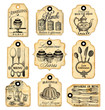 9 retro Labels