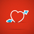 Vector: Heart background Heart background