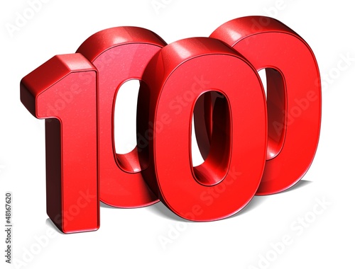 Illustration: 3D One Thousand on white background 3D One Thousand on white background