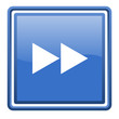 scroll blue glossy square web icon isolated