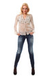 Photo: Full length portrait of a young woman Full length portrait of a young woman