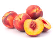 Ripe peach fruit