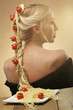 Photo: Art photo of young beautiful woman with pasta Art photo of young beautiful woman with pasta