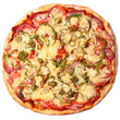 Image of fresh italian pizza isolated